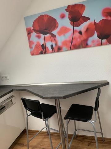 Zentrales Dachgeschossapartment In Leichligen ライヒリンゲン エクステリア 写真